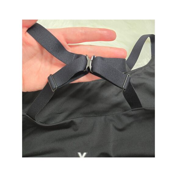 Savage x Fenty Black Band-It Low Impact Logo Sports Bra NEW Women's 3X - Picture 7 of 12